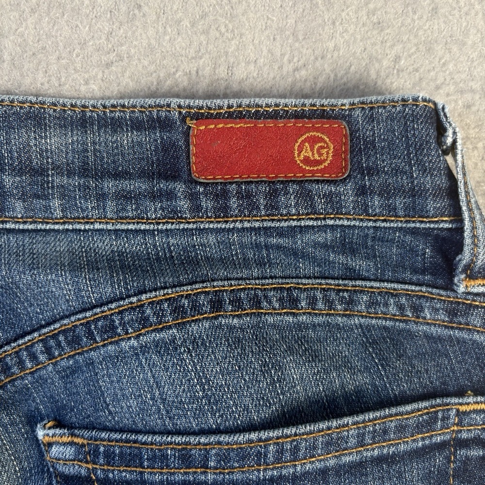 AG Adriano Goldschmied Jeans Women 29 The Shorty Cuffed Capri Capsule USA Made - Picture 6 of 12